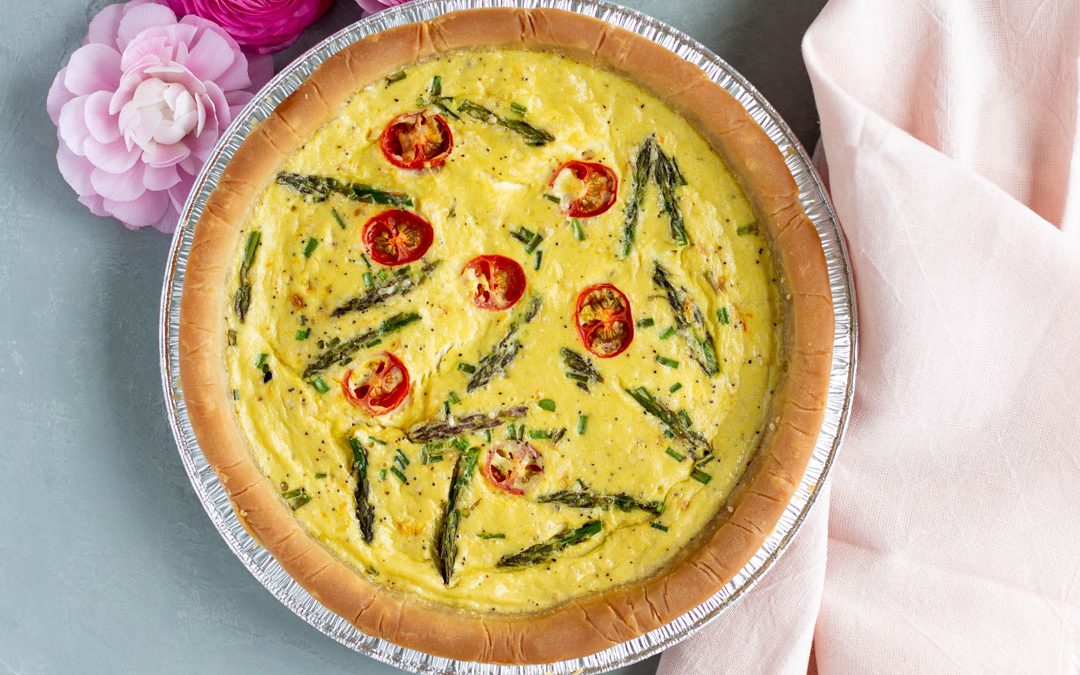 Simple Springtime Quiche for Easy Entertaining