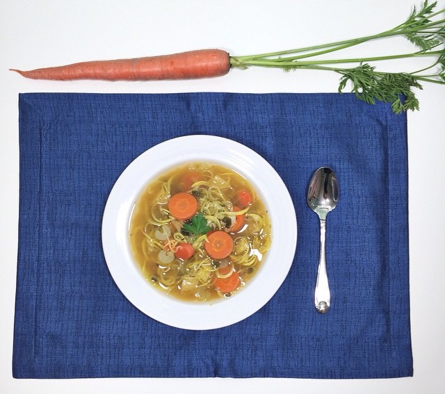 Homemade Vegetable Noodle Soup